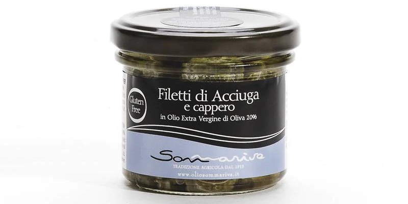 Filetti di acciuhe e capperi Sommariva