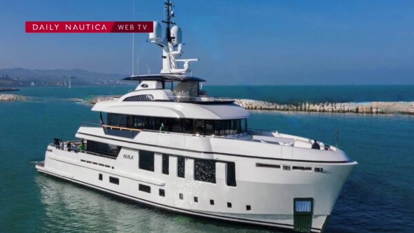 a bordo del megayacht Acala di Cantiere delle Marche
