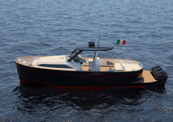 Apreamare Gozzo 35 Speedster rendering