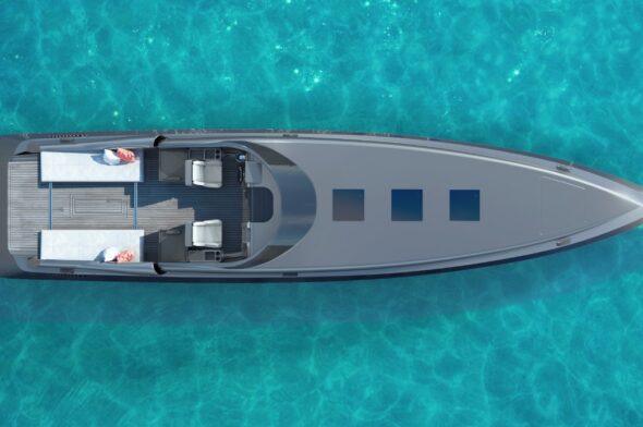 The “Mayla fortyfour” is coming – the electric offshore motorboat with a top speed of 70 knots