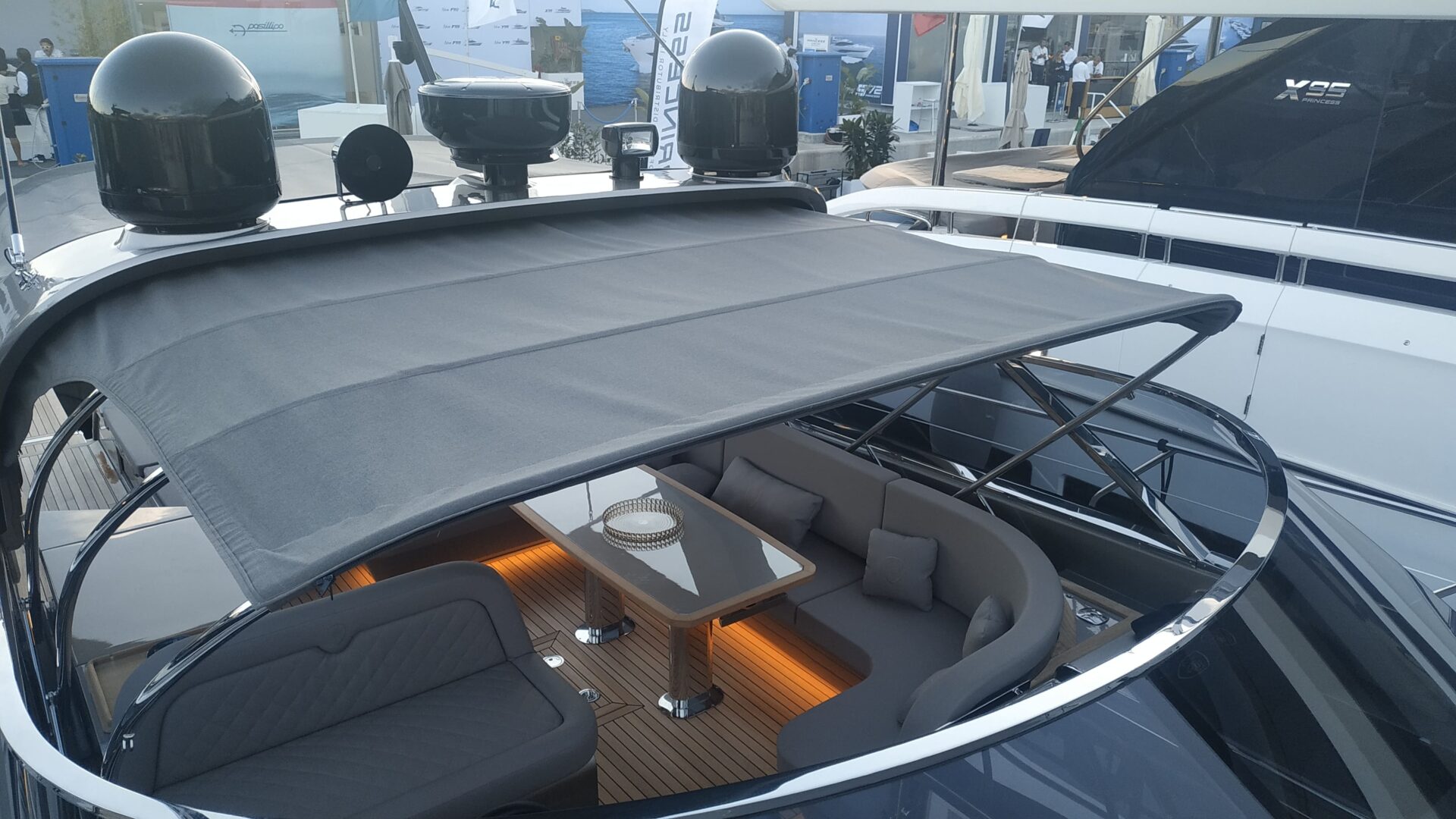 copertura custom OPAC per il nuovo GR Sessantatre di Rizzardi Yachts