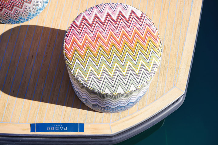 Pardo 50 Missoni pouf