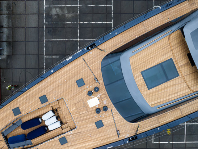 Royal Huisman project 405 Nilaya - photo by Tom van Oossanen ponte