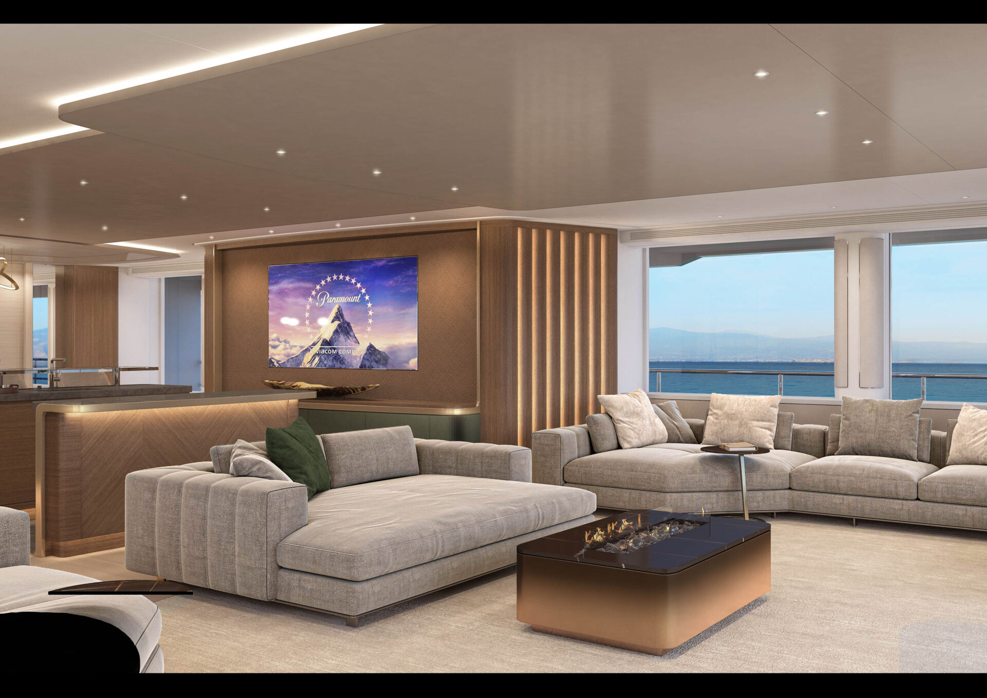 Ultra G Skyfall Heesen Yachts lounge