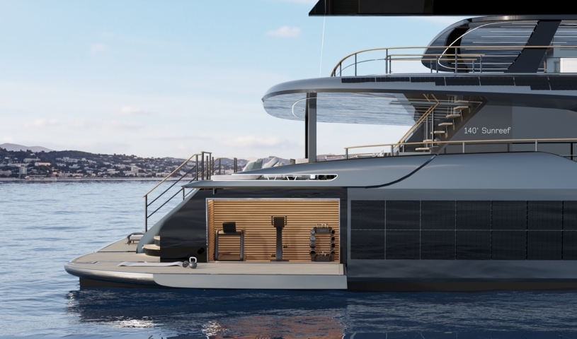 Sunreef Yacht 43M Eco beach club