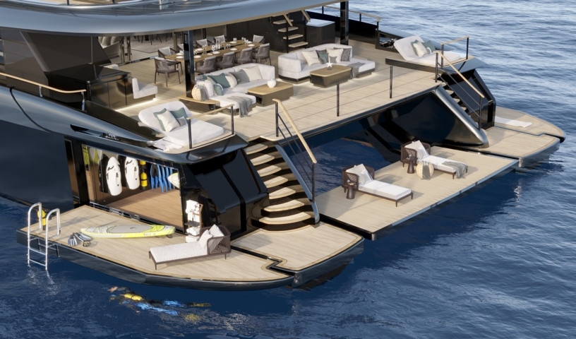 Sunreef Yacht 43M Eco beach