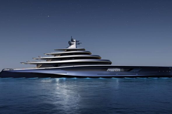 mega yacht black pearl