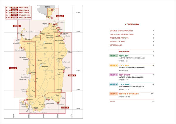 Portolano cartografico 13 – Sardegna e Bocche di Bonifacio