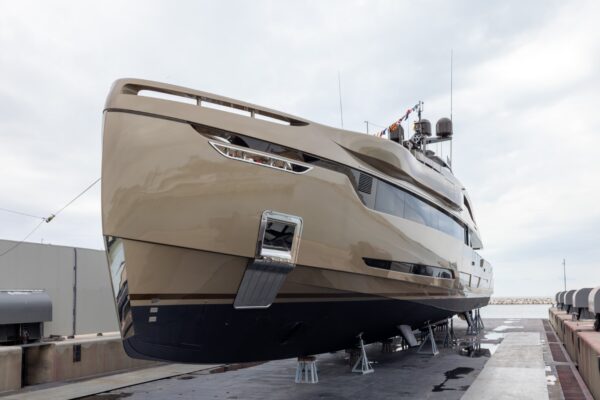 The new 50-metre Columbus Custom, “Anjelif” has been launched
