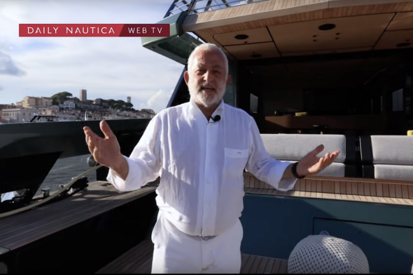 On board the wallywhy 150 with Luca Bassani at the Cannes Yachting Festival – Video by DN