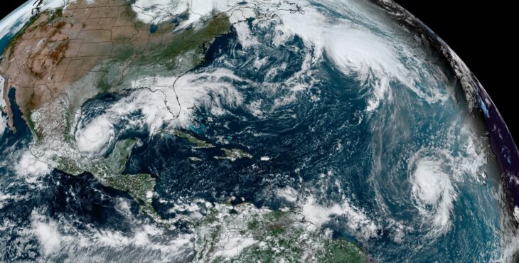 Tre uragani vorticano sull’Oceano Atlantico