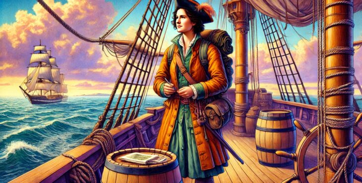Jeanne Baret a bordo del veliero veliero Étoile