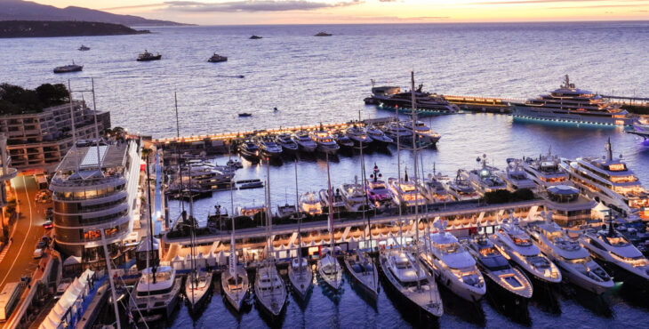 The Monaco Yacht Show promotes sustainability through their “Blue Wake” programme