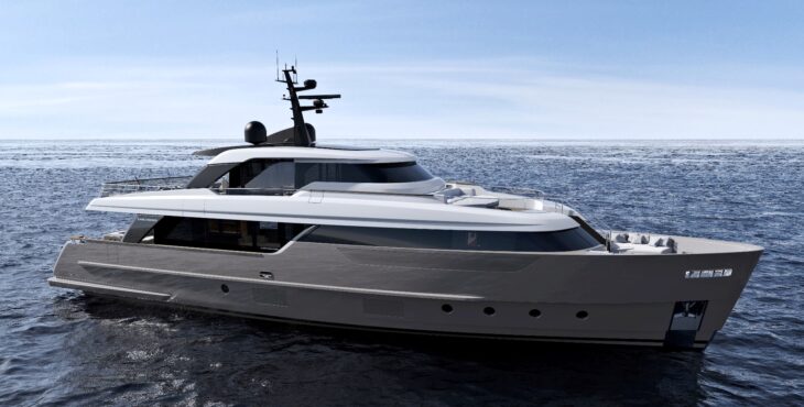 Sanlorenzo at the Palma International Boat Show 2025 with their Business Unit Yacht models