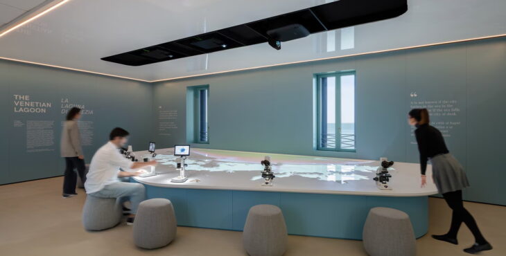 La sala dedicata alla laguna di Venezia