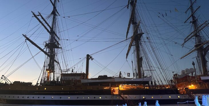 L’Amerigo Vespucci protagonista alla Spezia dell’opera lirica Simon Boccanegra