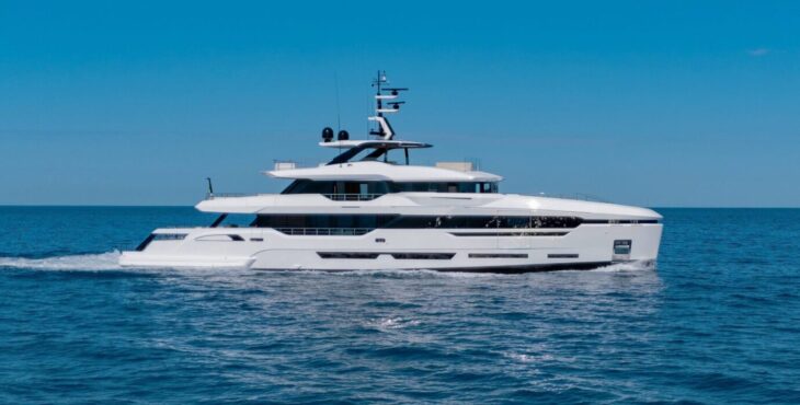 Baglietto at the Monaco Yacht Show 2025 with the DOM133 and T52