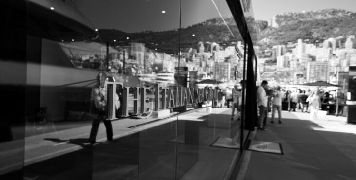 The Italian Sea Group participating in the Monaco Yacht Show with their collection of Italian-made yachts