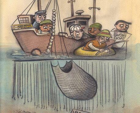 pesca intensiva mare vuoto